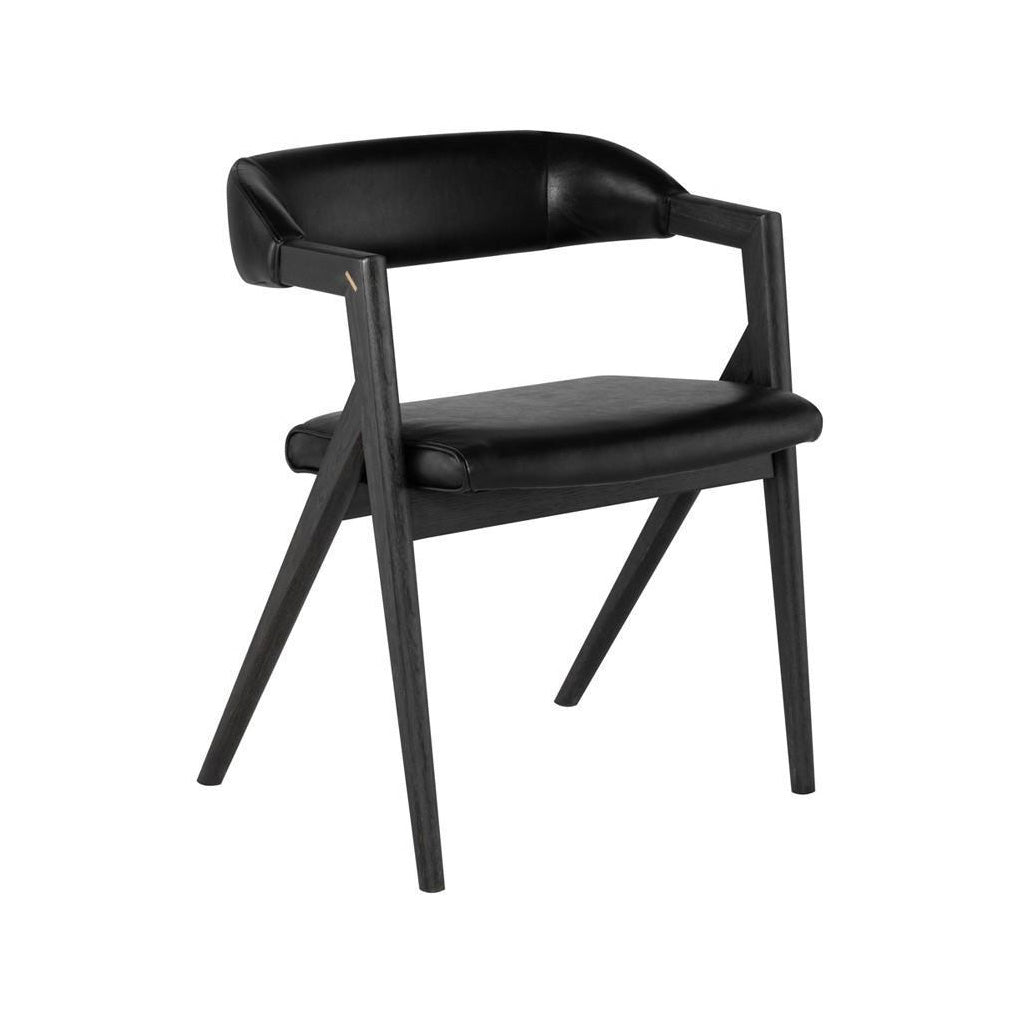 Archie Leather Chair - Seating - Black Rooster Maison