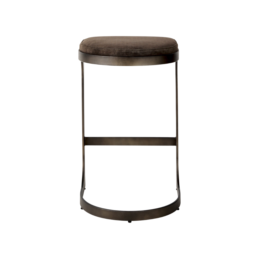 Marc Brown Stool - Black Rooster Maison