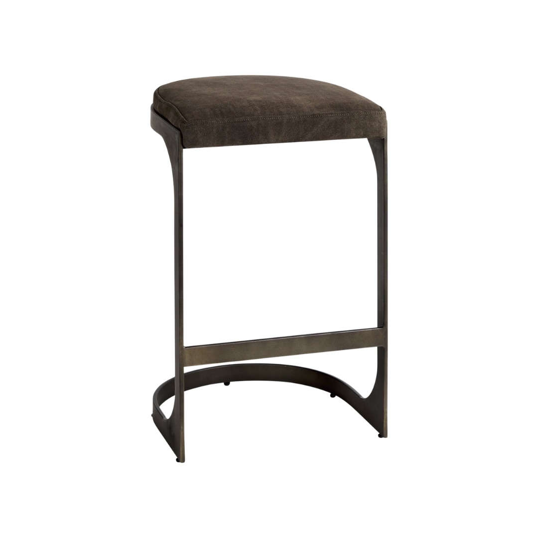 Marc Brown Stool - Black Rooster Maison