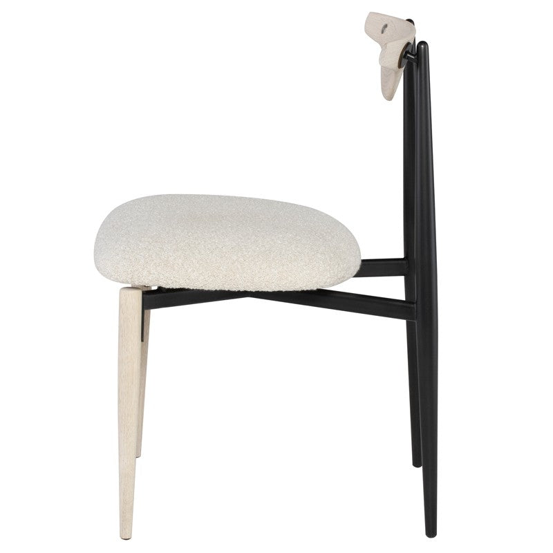 Montrer Boucle Dining Chair - Furniture - Black Rooster Maison