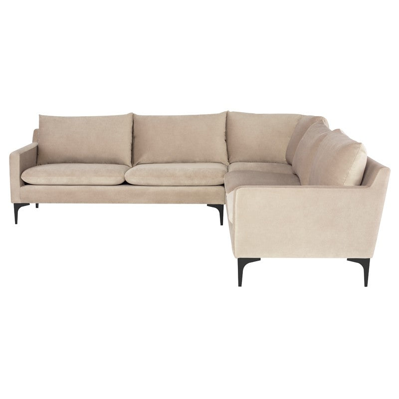 Elle Nude Sectional - Seating - Black Rooster Maison