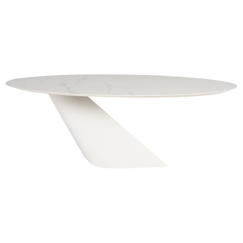 White Onyx Dining Table - Tables - Black Rooster Maison